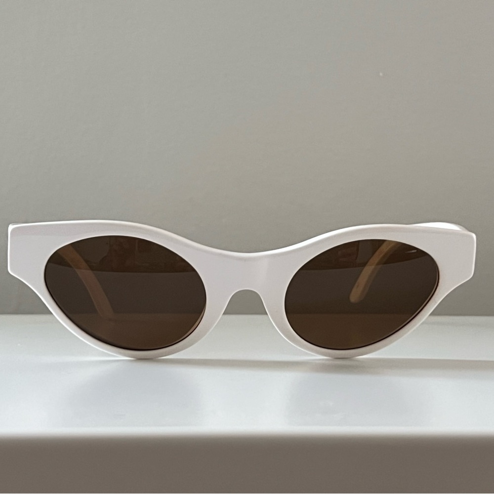 Christian Roth Vintage original 6563 sunglasses, white cat eye sunglasses